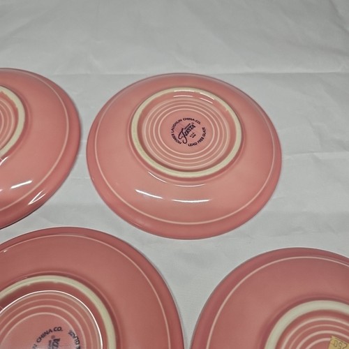 Vintage Pink Fiesta Cup & Saucer Sets - Homer Laughlin Fiestaware - Picture 17 of 24
