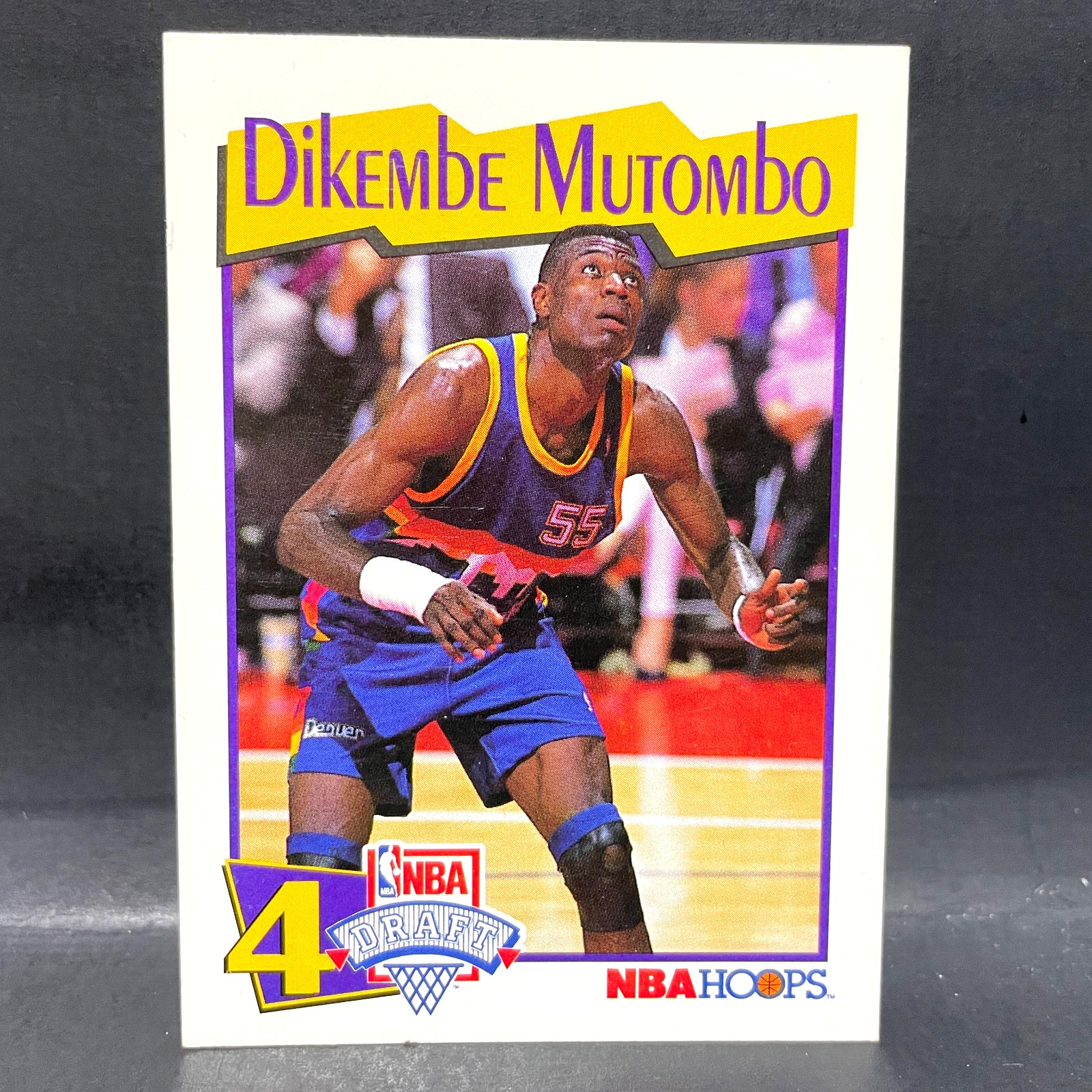 1991 HOOPS NBA DRAFT DIKEMBE MUTUMBO RC #48 (DENVER NUGGETS)