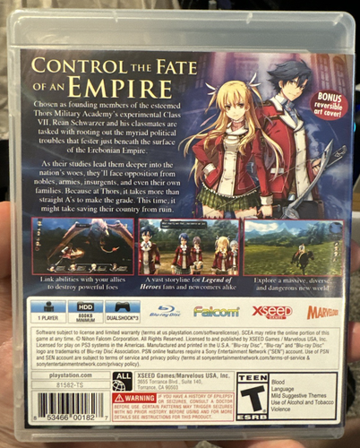 Legend of Heroes: Trails of Cold Steel - Edición Corazón de León - En caja original con PIN - *COMO NUEVO* - Imagen 12 de 13