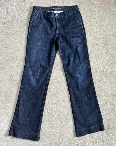 Banana Republic Damenhose Größe 29 Medium 6 - 8 Schlaghose Jeans Halbhose