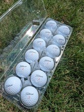 TITLEIST TRUFEEL GOLF BALLS One Dozen Used And In Excellent Condition
