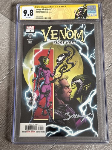 Venom: First Host #3 2018 1. App von Sleeper. CGC 9.8 signiert von Mark Bagley