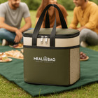 Aluminum Foil Lunch Insulation Bag Portable Picnic Bag  Daily Use