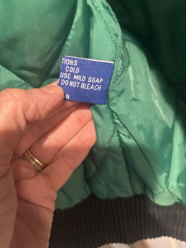 Vintage 90s NHL Dallas Stars Starter Puffer Jacket Full Zip Button Down Mens XL - Bild 11 von 22