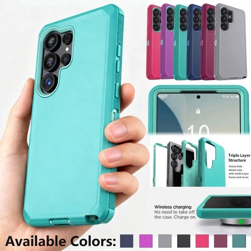 For Samsung Galaxy S26 S25 S24 S23 S22+ Ultra Shockproof Heavy Rugged Case Cover
