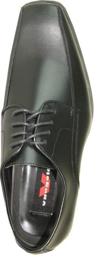 VANGELO/TUX-5 Wrinkle Free Mens Dress Shoes Bicycle Toe Black Matte Big Size 18M - Picture 6 of 8