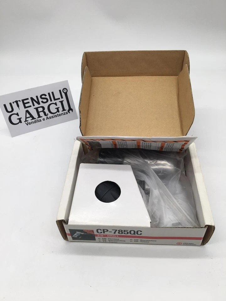 TRAPANO PNEUMATICO AD ARIA A PISTOLA CHICAGO PNEUMATIC CP785QC - 10 mm - Imagen 2 de 4