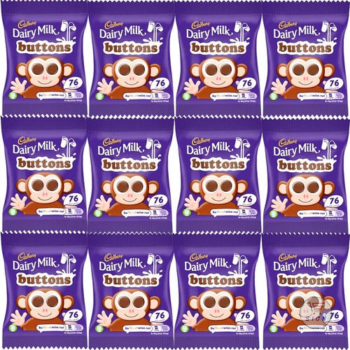 Cadbury Dairy Milk Buttons Treat size Chocolate Bags 14.4g Kids Gift Box - Picture 5 of 6