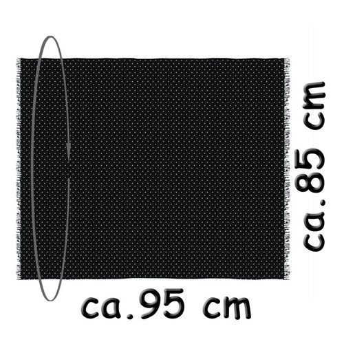 leichter Crinkle Loopschal Punkte Halstuch Schal gepunktet Knitterlook Damen - Bild 7 von 15