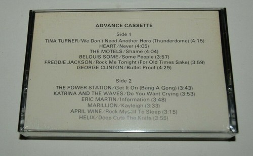 Vintage 1980s Radio Promo Pre Release ADVANCE Cassette Tape Sampler Capitol MINT - Picture 1 of 4