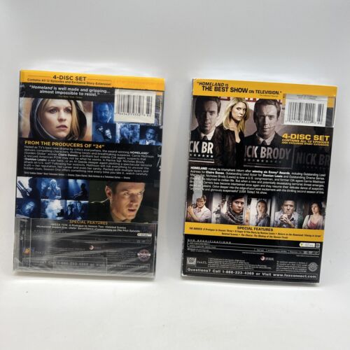 HOMELAND The Complete Seasons 1 & 2 on DVD New!!! Factory Sealed - Picture 2 of 3