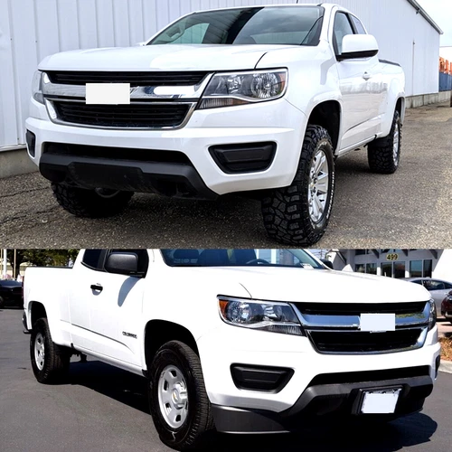 For Chevrolet Colorado Black 2015-2020 Front Bumper Upper Grille W/Chrome Trim - Picture 8 of 20