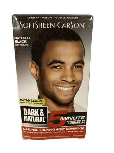 New Soft Sheen Carson Black Hair Color for Men Permanent Dye Dark &Natural 5 Min | eBay New Soft Sheen Carson Black Hair Color for Men Permanent Dye Dark &Natural 5 Min | eBay