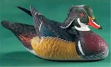 Wood Duck Decoy Roger Desjardins Limited Edition Lodge Decor Wild Wings