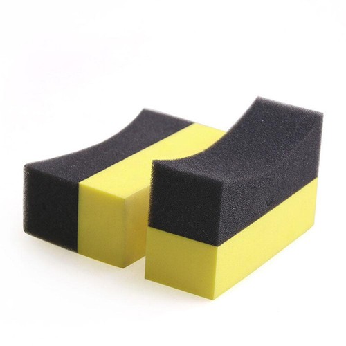 10Pcs Car Wheel Washer Tyre Tire Dressing Applicator Curved Foam Sponge Pad - Picture 7 of 13