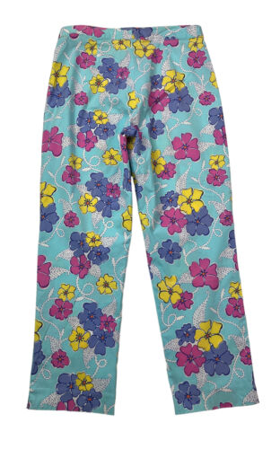 Lilly Pulitzer Damengröße 2 hell geblümt Stretch Vintage Hose 27"Wx24" Schrittlänge - Bild 2 von 12