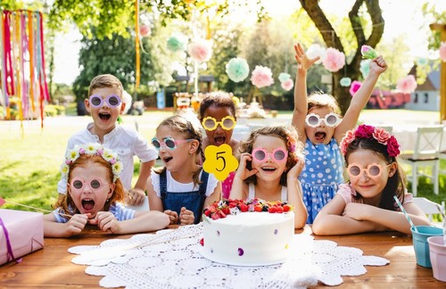 2/4/8/12/24 Pack Round Flower Sunglasses, Outdoor Kids Sunglasses Kit, 12 Color  - Picture 3 of 5