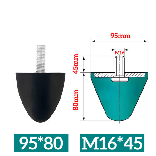 Gummipuffer Typ KP Parabelpuffer Schwingungsdämpfer Konische Puffer Typ DK - Imagen 17 de 17