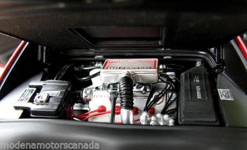 FERRARI 328 GTB RED ON BLACK 1:18 by KYOSHO 1st EDITION