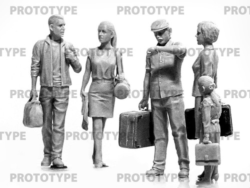 ICM 35905 Plastik Modell Figuren Bausatz Maßstab 1:35 Tschernobyl #5 Evakuierung Bausatz Modell - Bild 7 von 23