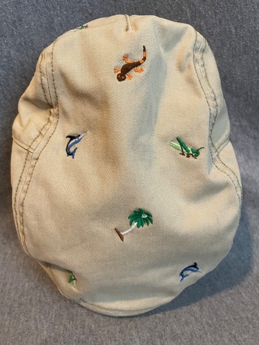 Baby Gap M/L Beige Adjustable Toddler Child Newsboy Cap Hat - Picture 6 of 9