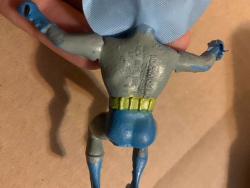 Rare Azark-Hamway 1970's Batman Figure for Stunt Cycle w/ Cape - Bild 5 von 6