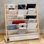 Wooden Bookcase Children Kids Book Shelf Storage Rack Tidy Organizer 6 Tiers