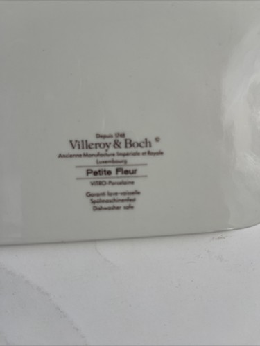 Villeroy & Boch Luxembourg Petite Fleur Porcelain Cheese Cracker Board 5.5X8.75” - Picture 5 of 5
