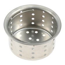 Sink Filter Basket Filtering Out Hair Food Dirt Kitchen Bathroom Stainless Steel