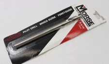 Morse High Speed Round Pilot Drill Bit Steel 1/4" TACPD4