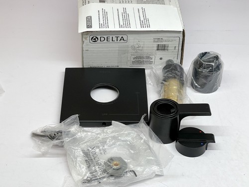 DELTA FAUCET T17T067-BL ARA TempAssure 17T Series Valve Trim Only Matte Black - 第 1/2 張圖片