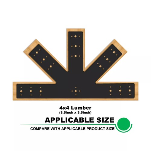 2x12 Pitch Powder Coated Gable Plate Truss Roof Plate Connector Heavy Duty AU - Picture 5 of 10