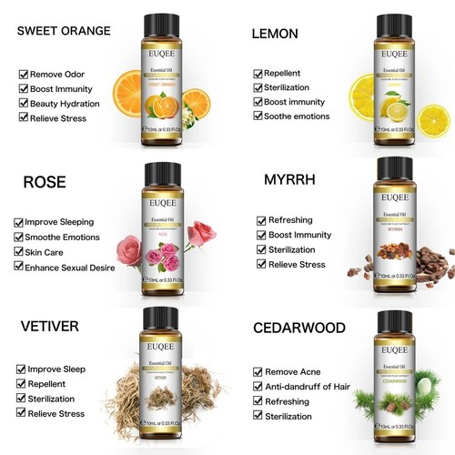Buy 1 Get1 Free 10ml with Dropper Natural Plant Essential Oil For Diffuser - Picture 4 of 15
