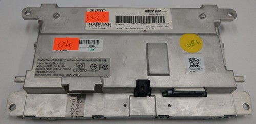 AUDI 8R0919604 DISPLAY SCREEN MMI NAVIGATION MEDIA LCD - Zdjęcie 3 z 3