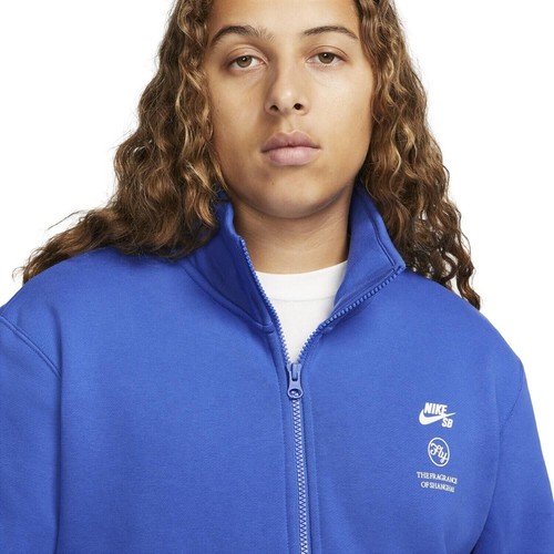 Sz MD - Nike SB x Fly Streetwear 1/2 Zip Fleece Skate Top DQ7312-480 - Picture 3 of 7