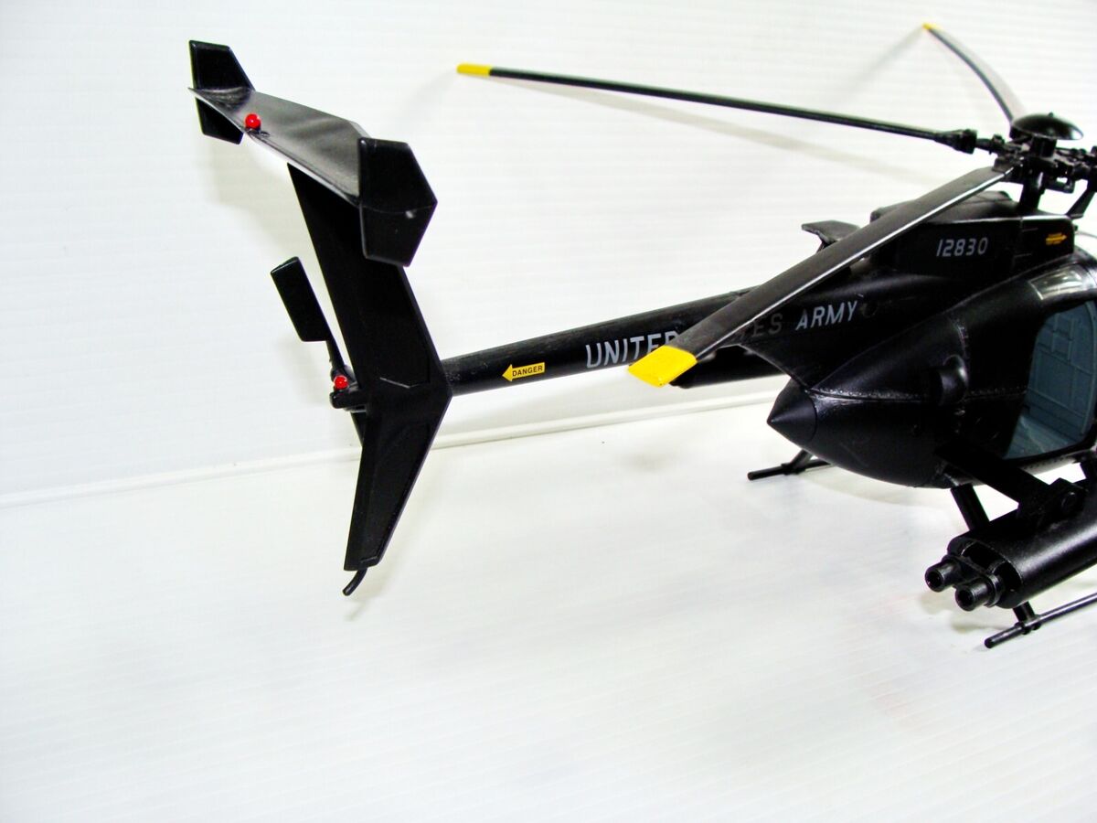 1:18 BBI Elite Force U.S Army Attack MH-6 Little Bird Night 1:18 BBI Elite Force U.S Army Attack MH-6 Little Bird Night