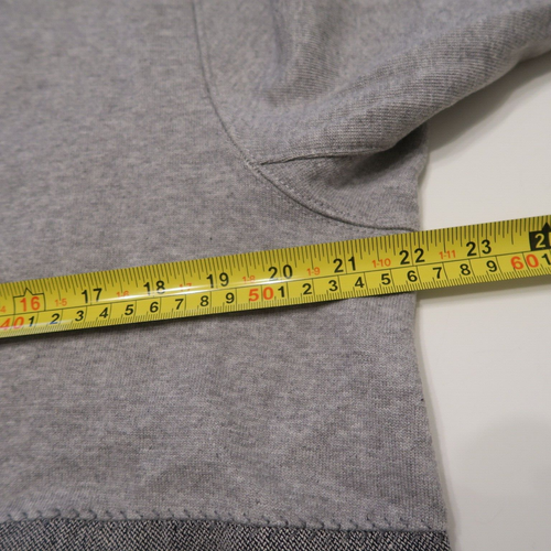 NEU Junya Watanabe Merz b. Schwanen Patchwork Baumwoll Sweatshirt - Grau L Large - Bild 12 von 18