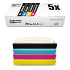 5x Toner f�r Lexmark X 500 502 N CMYK