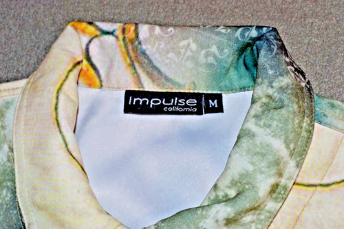 Women's Jacket Stretch Floral Pattern Impulse California Medium USA - Picture 3 of 19