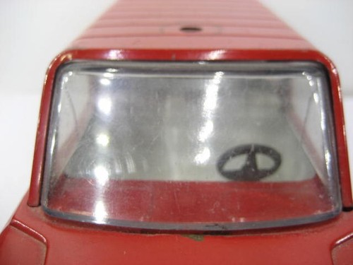Vintage Tonka Jeep Wagoneer Fire Chief Car Pressed Steel 1960's 9" Red - Picture 12 of 20
