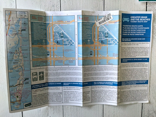 Alamo Autovermietung Karte Großraum Miami Florida und die Strände - Bild 4 von 5