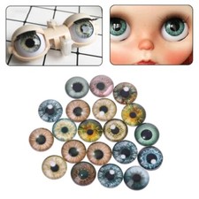 20 Pcs Glass Doll Eyes DIY Crafts Eyeballs For Kids DIY Doll Eye Accessories