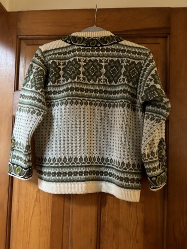 Nordstrikk Norway Thick Wool Nordic Cardigan Sweater Women’s Size S - Picture 4 of 4
