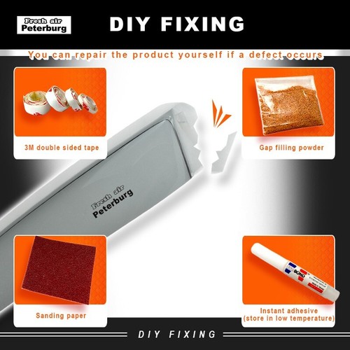 for SKODA RAPID 4D for 2014-ON IN-CHANNEL WIND DEFLECTOR 4PCS - Picture 8 of 8