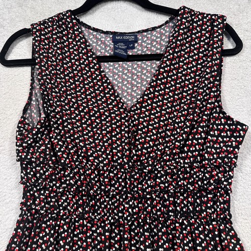 Abito Max Edition Petite senza maniche scollo a V casual vestito da festa LP - Foto 3 di 10