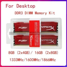 DDR3 Memory Kit For (2x4GB) (2x8GB) 240Pin 1333 1600 1866 MHz RAM Desktop