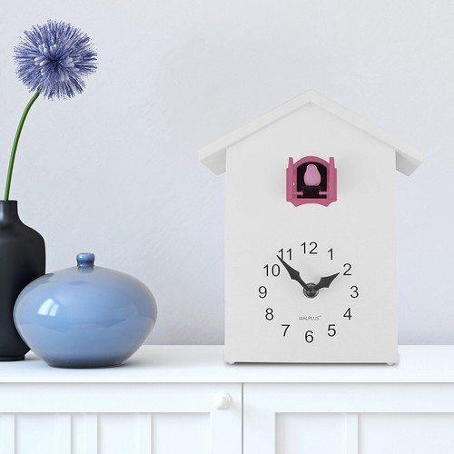 Antique Cuckoo Clock Pendulum Wall Bird Vintage Minimalist Home Decor Gift - Picture 93 of 100