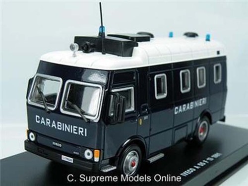 IVECO A55 '81 1/43R GRÖSSE LKW POLIZEI CARABINIERI ITALIENISCHER TYP PKD Y0675J^*^ - Bild 2 von 5