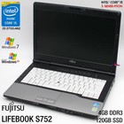 Fujitsu LifeBook S752 14 " HD Intel Core i5 3340M 120GB SSD 4GB Windows XP Pro