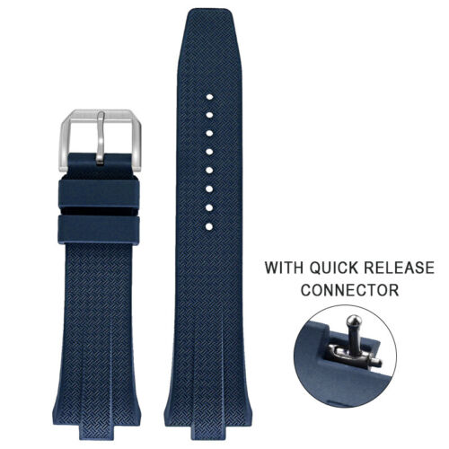 For Citizen NJ0150 NJ0151 Replacement Strap FKM Watch Strap Convex Interface - Picture 16 of 21